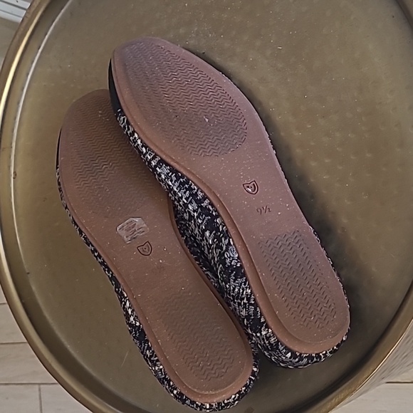 Rothy's The Square Shoe Flats Midnight Tweed Black Blue Sz 9.5 - Picture 8 of 8